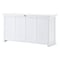 Homeroots 63in White Solid Wood Four Drawer Sideboard with Two Doors 388221 - alternate 2