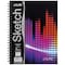 Ucreate Fashion Poly Sketch Book, Sonic Vibes, Unruled, 12in. x 9in., 3PK P38037 - alternate 2