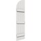 Ekena Millwork Rustic 4 Board Joined Board-n-Batten Faux Wood Shutters w/Quarter Round Arch Top, 21 1/2W x 70H, PR FBJ06Q21X070RUF - alternate 2