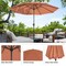 Pure Garden 9-Foot Outdoor Patio Umbrella, Orange 50-101-TC - alternate 2