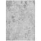 Homeroots 5' X 8' Gray Charcoal And Silver Floral Washable Indoor Outdoor Area Rug 583137 - alternate 2