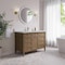 James Martin Vanities Brittany 48" Sgl Vanity, Pecan w/ Sgl Hole 3 CM White Zeus Silestone Top and Matching Backsplash 655-V48-PCN-1WZ - alternate 3