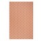 Homeroots 4' X 6' Coral And Ivory Geometric Indoor Outdoor Area Rug 554805 - alternate 1