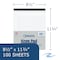 Roaring Spring Case of Stiff Back Paper Notepads, 8.5"x11.75", 100 sheets, 3-Hole Punched, College Ruled W/Margin, PK18 95288cs - alternate 2