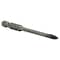 Drill America 1/4" Carbide Tipped 4 Flute Glass & Tile Drill Bit with Hex Shank DWD4FGD1/4HEX - alternate 1