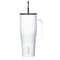 Corkcicle Go Cup XL Series Tumbler, 30 oz, Stainless Steel, Gloss White, Insulated 2830GW - alternate 1