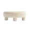 Manhattan Comfort Tribeca  Chenille Accent Ottoman in Cream OT1629-1 - alternate 3