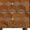 Homeroots 22" Brown Solid Wood Square Two Drawer Nightstand 651510 - alternate 3