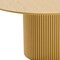 Homeroots 60" Brown Solid Wood Pedestal Base Round Top Dining Table 720979 - alternate 2