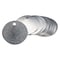 Zoro Select Blank Tag, Stainless Steel, 1 1/2 in H x 1 1/2 in W, Silver, Round, 25 PK 43584 - alternate 2