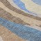 Homeroots 8' Taupe Tan And Blue Round Abstract Washable Indoor Outdoor Area Rug 601016 - alternate 2