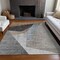 Homeroots 5' X 8' Taupe Beige And Gray Abstract Washable Indoor Outdoor Area Rug 582873 - alternate 3