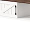 Homeroots 67in White Wood Floating Mount TV Stand With Fireplace 734221 - alternate 2