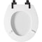 Bemis Benton Slow Close Round White Enameled Wood Toilet Seat 26MBSL 000 - alternate 3