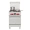 Koolmore 24 In. Commercial Electric Range with 4 Burners and 1 Standard Electric Oven - 208V 3 Phase KM-CR24-E - alternate 1