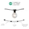 Bulbrite Outdoor/Indoor 25 ft. Plug-In G12 Bulb String Light with 10 Sockets-Bulbs included 810133 - alternate 3