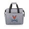 Picnic Time Family Of Brands NCAA Virginia Cavaliers On The Go Lunch Bag Cooler - Soft Cooler Lunch Box, Heathered Gray 510-00-105-594-0 - alternate 1