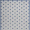 Homeroots 6' X 9' Blue And Gray Geometric Indoor Outdoor Area Rug 546852 - alternate 2