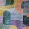 Homeroots 5' X 8' Blue Purple And Green Abstract Washable Indoor Outdoor Area Rug 604361 - alternate 2