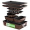 Nutrichef 8-Piece Nonstick Stackable Bakeware Set NCBKSTK - alternate 1
