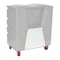 Myton Industries Security Transfer Truck, 34 cubic ft., WHT, Caster Type: (2) Swivel with Brake, (2) Rigid VFC-4829H6SP WH - alternate 2