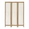 Homeroots 71" Clear Folding Three Panel Screen Room Divider 342720 - alternate 1