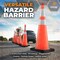 Xpose Safety 36 in Orange Traffic Cone, PVC, 12 lb Base with 6 in & 4 in Collar, DOT Approved, 12 PK OTC36-64-12L-12-X - alternate 2