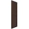 Ekena Millwork True Fit PVC Two Equal Louver Shutters, Raisin Brown, 12W x 46H, PR TFP101LVF12X046TB - alternate 2