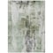 Homeroots 3' X 5' Mint Green Ivory And Gray Abstract Washable Indoor Outdoor Area Rug 603143 - alternate 3