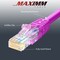 Maximm Cat6 Ethernet Cable 25ft 10Gbps 550MHz UTP, 10PK, Pink, 10PK CAT625FT10PKPink - alternate 3