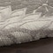 Homeroots 9' X 12' Gray And Silver Floral Indoor Outdoor Area Rug 564203 - alternate 3