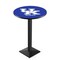 Holland Bar Stool Co 36" Blk Wrinkle Kentucky "UK" Pub Table, 36" dia. Top L217B3636UKY-UK - alternate 1