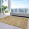 Homeroots 9' X 12' Coral Blue And Green Floral Washable Indoor Outdoor Area Rug 604076 - alternate 4