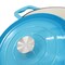 Megachef 5 Quarts Round Enameled Cast Iron Casserole with Lid in Blue MG-CR25AB - alternate 4