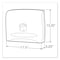 Scott Personal Seat Toilet Seat Cover Dispenser, 17.5 x 2.25 x 13.25, White 9505 - alternate 2