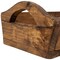 Homeroots 20in Brown Reclaimed Wood Handmade Serving Tray With Handles 724222 - alternate 2