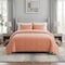 Lavish Home 3PC Velvet King Quilt Bedding Set 108x92 Inch King Bedspread and Matching Pillow Shams, Pink 66-004-VP-K - alternate 1