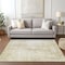 Homeroots 9' X 12' Beige And Taupe Abstract Washable Indoor Outdoor Area Rug 587264 - alternate 2