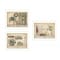 Homeroots Set Of Three Garden Bath 2 White Framed Print Bathroom Wall Art, 3PK 405690 - alternate 1