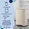 Happimess Connor Rectangular 13.2-Gallon Trash Can w/ Soft-Close Lid and FREE Mini Trash Can, Limestone Beige HPM1006F - alternate 2