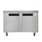 Koolmore 48 in. Two-Door Commercial Undercounter Freezer in Stainless Steel with Casters, KM-UCF-2DSS KM-UCF-2DSS - alternate 1