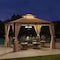 Sunjoy 10 ft. x 12 ft. Steel Gazebo with Decorative Vine Frame Detail A101003202 - alternate 2