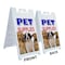 Signmission Pet Supplies, A-Frame & 2 Decals Installed, Heavy-Duty Plastic Frame SBHD-D-2436-Pet Supplies - alternate 2