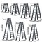 Wrightmaster 3.8 ft. Aluminum Step Ladder, 7 ft. Reach with Double-Reinforced Pedal, 300 lb. Capacity ZoroHRZJ4B - alternate 2