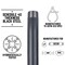 Ace Trading - Nipple 1-1/4 in. MIP each X 1-1/4 in. D MIP Black Steel 12 in. L Nipple 302U114X12 - alternate 2