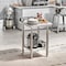 Vevor Stainless Steel Work Table Commercial Prep Table 30x18 Inch With 4 Casters GZT76*45*85 - alternate 2