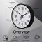 Clockswise Black 12-In Analog Clock - Silent, Non-Ticking for Wall Battery-Operated, Perfect for Home QI004744.BK.12 - alternate 2