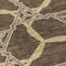 Homeroots 3' X 5' Brown And Beige Geometric Washable Indoor Outdoor Area Rug 613476 - alternate 2