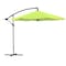 Pure Garden 10-Foot Offset Patio Umbrella with Square Base, Lime Green 50-102-LGB - alternate 1