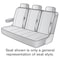 Dash Designs 2017-2017 FORD TRANSIT CUSTOM - 2ND ROW BENCH CUSTOM SEAT COVERS K379-01-1QCH - alternate 2